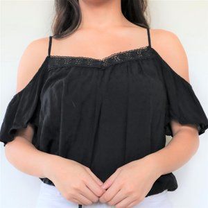 Forever 21 Black off-the-shoulder top